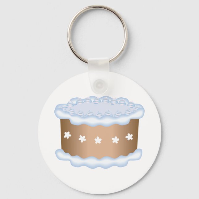 Decorated Cake Keychain (Front)