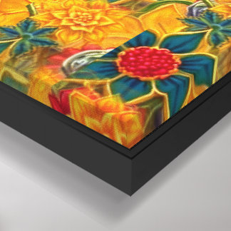 Decorated  canvas print