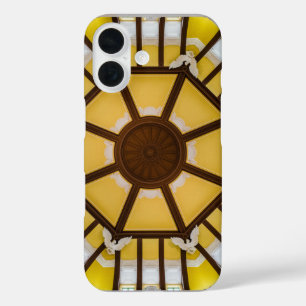 Decorated ceiling at the Tokyo Station iPhone 16 Case