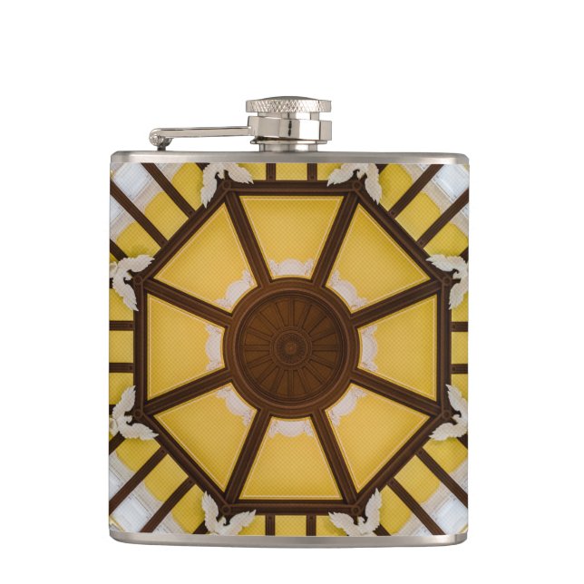 Decorated ceiling at the Tokyo Station Hip Flask (Front)