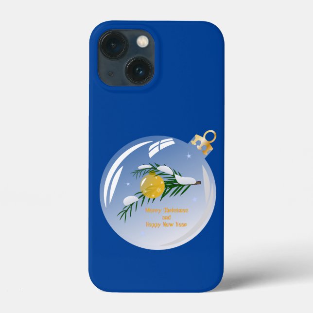 Decorated Christmas branch in bauble  Case-Mate iPhone Case (Back)
