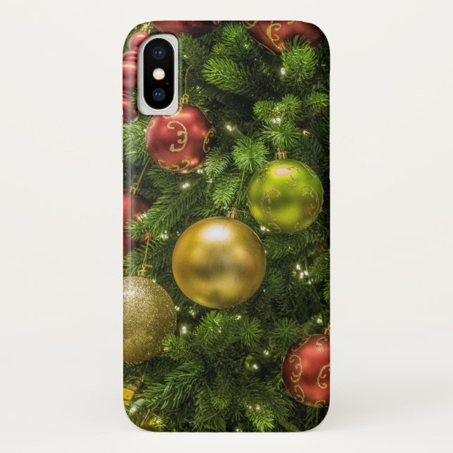 Decorated Christmas Tree Case-Mate iPhone Case (Back)
