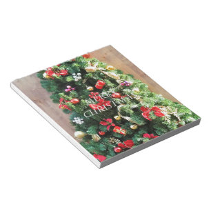 Decorated Christmas Tree Notepad