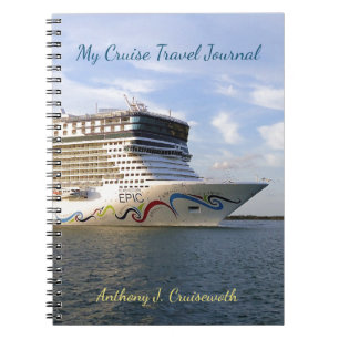 Decorated Cruise Ship Bow Personalized Journal