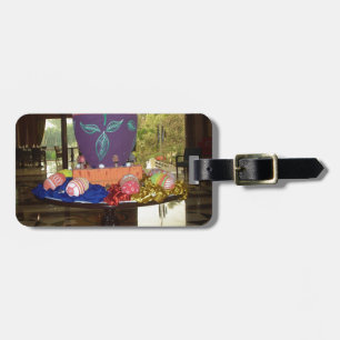 Decorated Easter Egg Art Print Luggage Tag