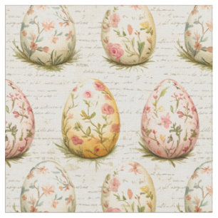 Decorated Easter Eggs Fabric