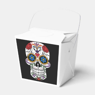Decorated Human Skulls Art Thunder_Cove Favor Box