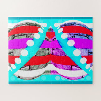 Decorated rocks fun festive Christmas Jigsaw Puzzle