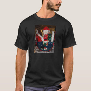 Decorated Santa Claus Christmas Art Print/Design T-Shirt