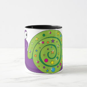 Decorated Snail Mug