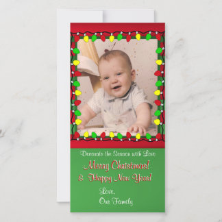 Decorated with Love/ Photo greeting card