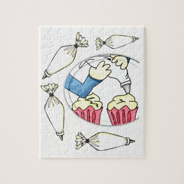 Décorateur de gâteau de puzzle (Vertical)