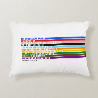 Décoratifs Nos valeurs sont Coussins