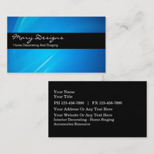 Decorating Business Cards