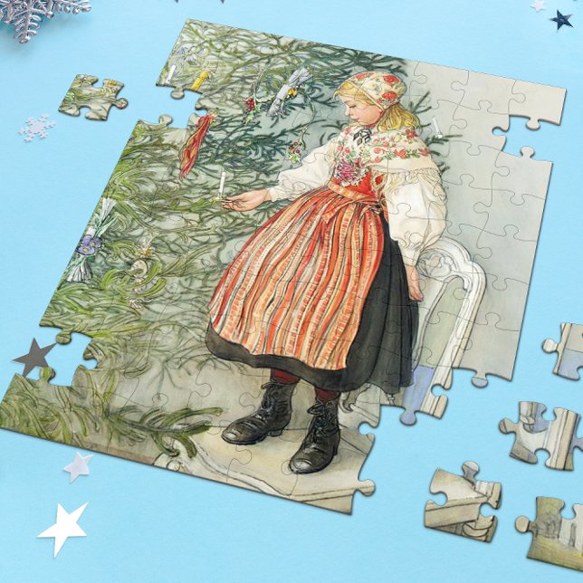 Decorating the Christmas Tree - Carl Larsson Jigsaw Puzzle (Creator Uploaded)