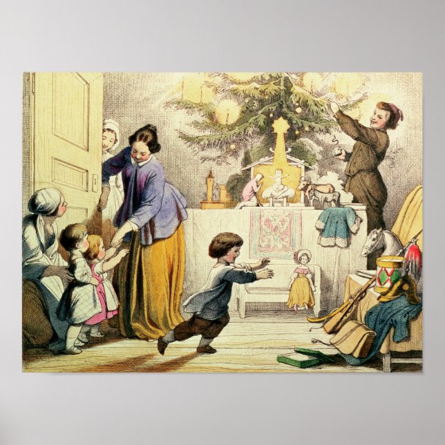 Decorating the Christmas Tree Poster (Front)