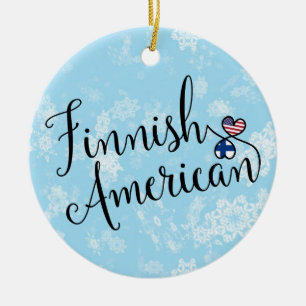 Décoration américaine finlandaise de vacances de