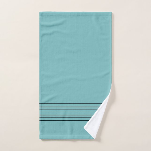 Décoration Baignoire Chic Aqua Country (Serviette à main)