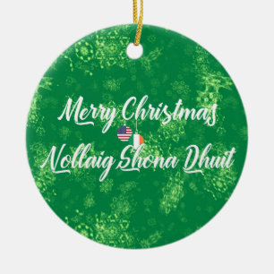 Décoration bilingue irlandaise américaine, gaéliqu