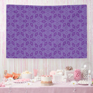 Décoration de bannière de fête lavande de luxe