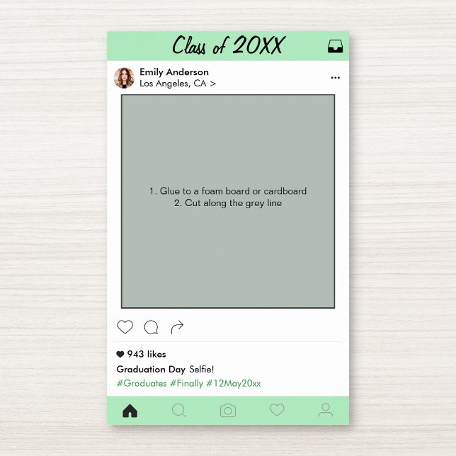 Décoration de cadre pour photobooth de fête de rem (Créateur téléchargé)