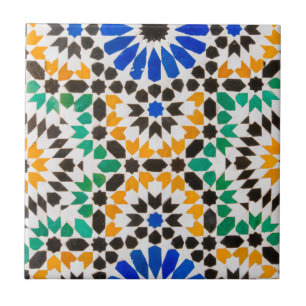 Décoration de carreaux au Palais Bahia