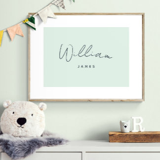 Décoration de chambre de bébé personnalisée avec p