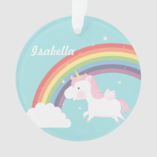 Décoration de chambre de filles licorne arc-en-cie