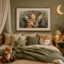 Décoration de chambre enfant fantaisiste : Fée et