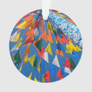 Décoration de drapeau triangulaire