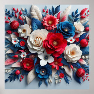 🌸 Décoration de fleurs en papier coloré pour les