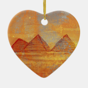 Décoration de Gizeh de pyramides