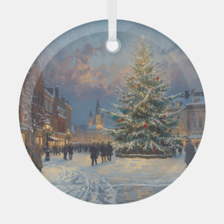 Décoration de l'arbre de la place de Noël