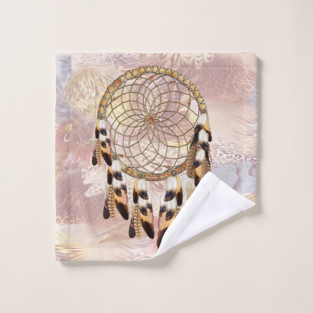 Décoration de maison attrape-rêves (Gant de toilette)