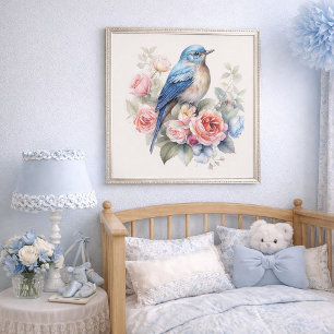 Décoration de maison d'art floral Bluebird