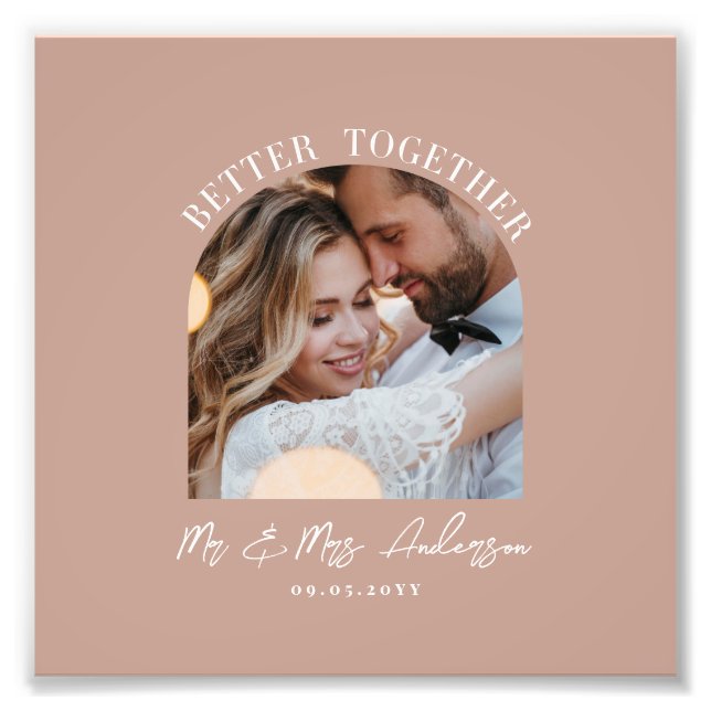 Décoration de maison de mariage de photo d'arche g (Devant)