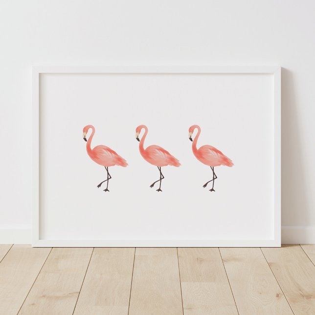 Décoration de nurserie tropicale Flamant Rose (Créateur téléchargé)