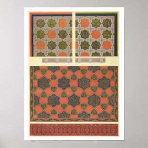 Décoration de plafond de la maison d'EL-Tchel de