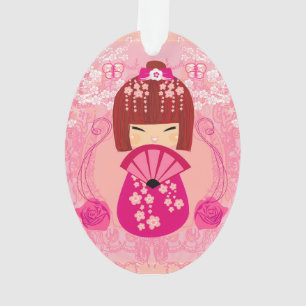 Décoration de poupée de Kokeshi