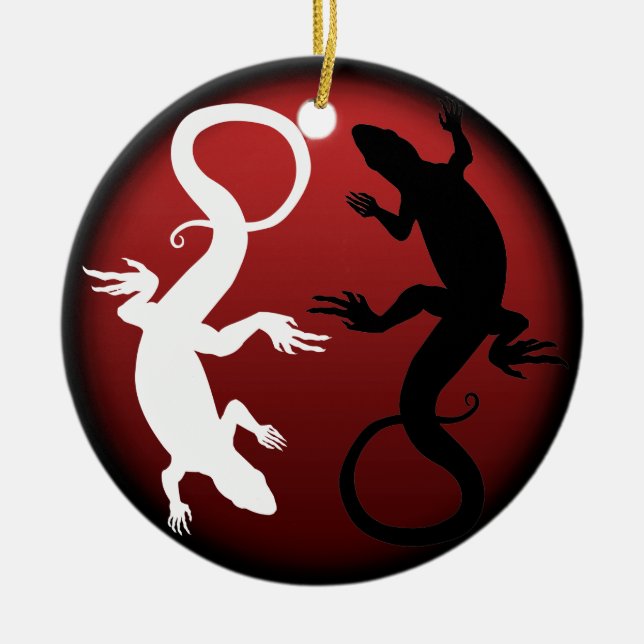 Décoration de reptile personnalisée par ornement (Devant)