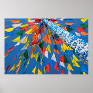 Décoration du drapeau triangulaire