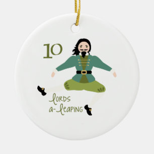 Décoration En Céramique 10 seigneurs qui sautent
