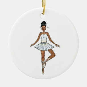Décoration En Céramique 12 jours d'ornement de Noël - danse de 9 dames