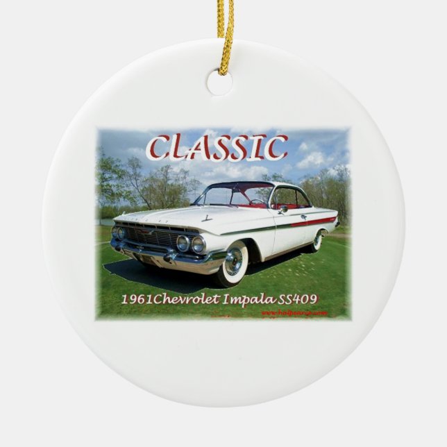 Décoration En Céramique 1961_Chevrolet_Impala (Devant)
