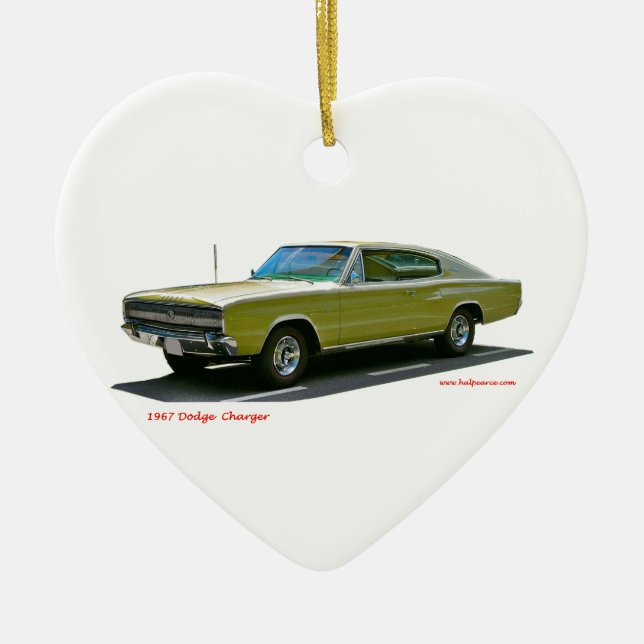 Décoration En Céramique 1967_Dodge_Charger (Devant)