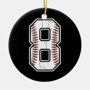 Décoration En Céramique 2016 8e anniversaire 8 ans de baseball garçons Enf