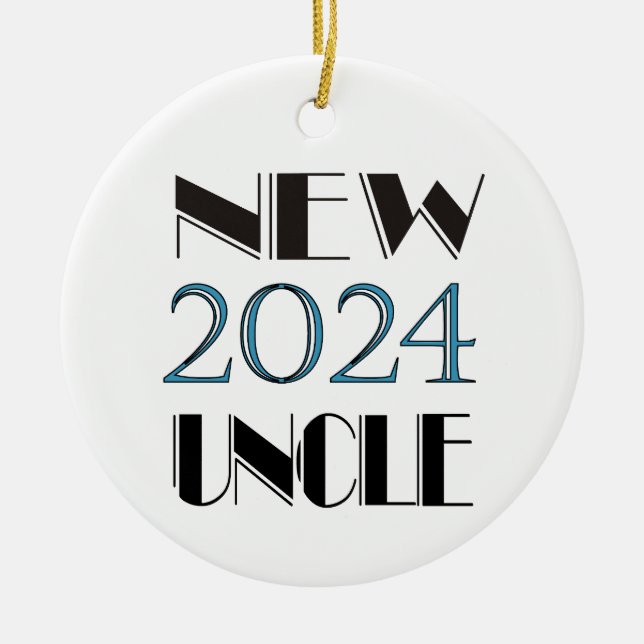 Décoration En Céramique 2024 Nouveau Oncle Ornament (Devant)