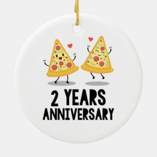 Décoration En Céramique 2e anniversaire 2 ans