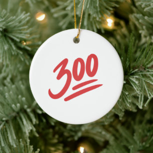 Décoration En Céramique 300 Emoji   Parfait Score Bowling 300 Jeu