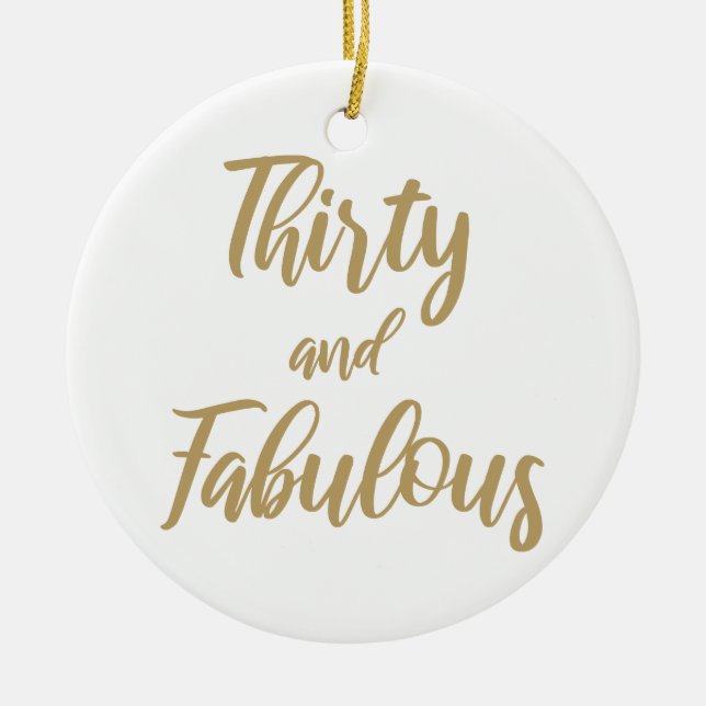 Décoration En Céramique 30e Humour d'anniversaire (Devant)